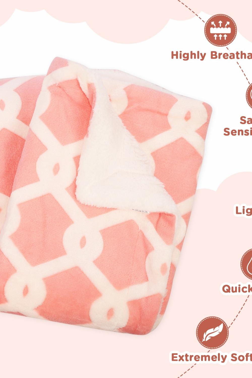Pink Double Layered Blanket